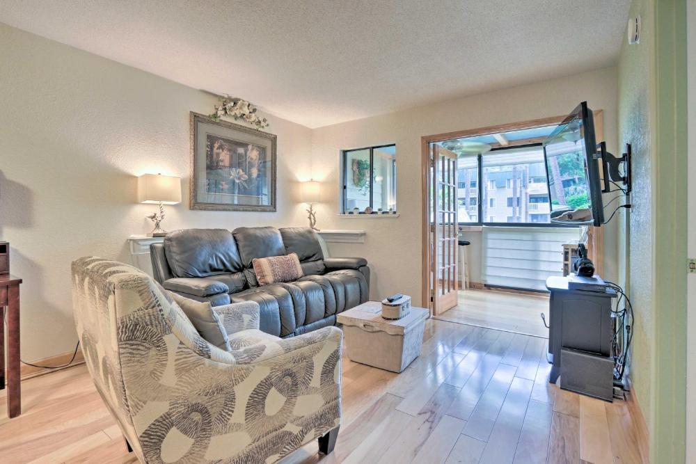 Sunroom and Beach Access Hilton Head Condo